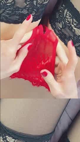 Masturbate My Sweet Hairy Pussy Without Taking off Crotchless Panties
