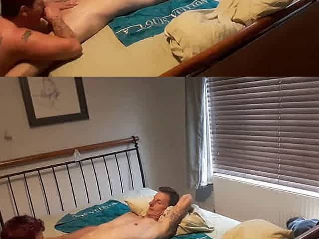 Milf suckling cock