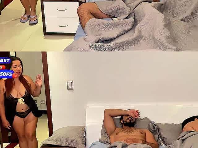Me Follo al esposo de Sarah Ebony, se une y terminamos en threesome dos culonas y un vergon delicioso