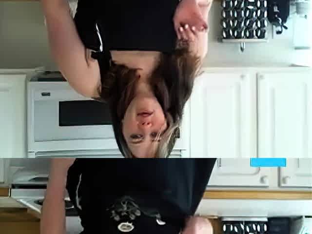 Big-Titted BBW Amateur's Solo Kitchen Cam Show