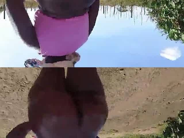 Playgirl Caught Working Out in the Forest and Got Bent Over for Some Hardcore Doggy style
