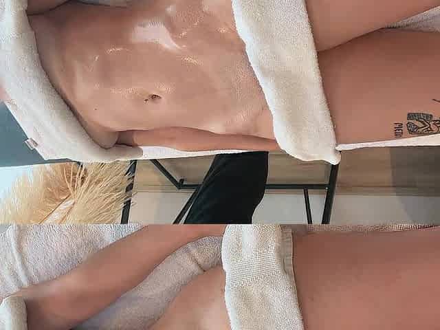 my married client asked me not to remove the towel 'cuz this babe's shy (MASSAGE)