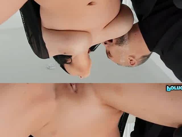 Keiran Lee Sucking On Angela White's Huge Whoppers