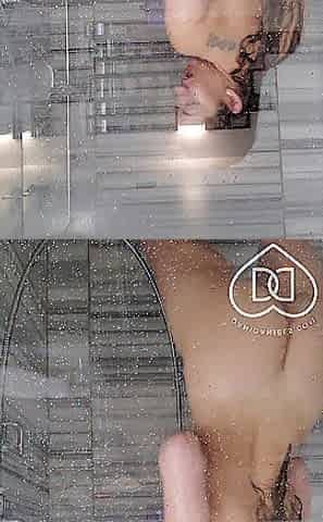 Dani Daniels Plays with Herself in The Shower