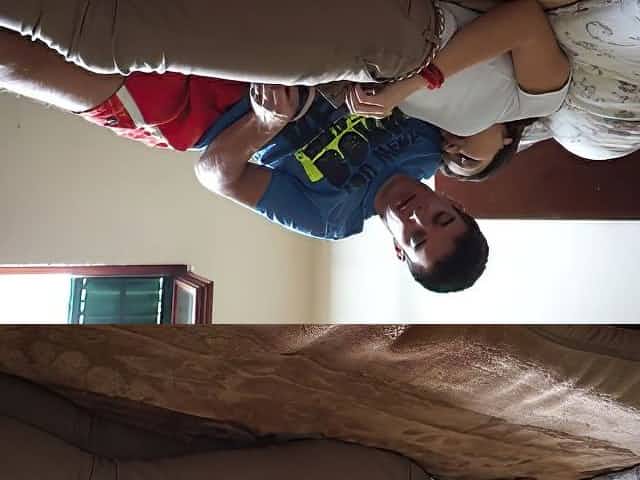 Amateur Romantic Couple Have Sex In The Bad, Beutifull Teen Get Creampied