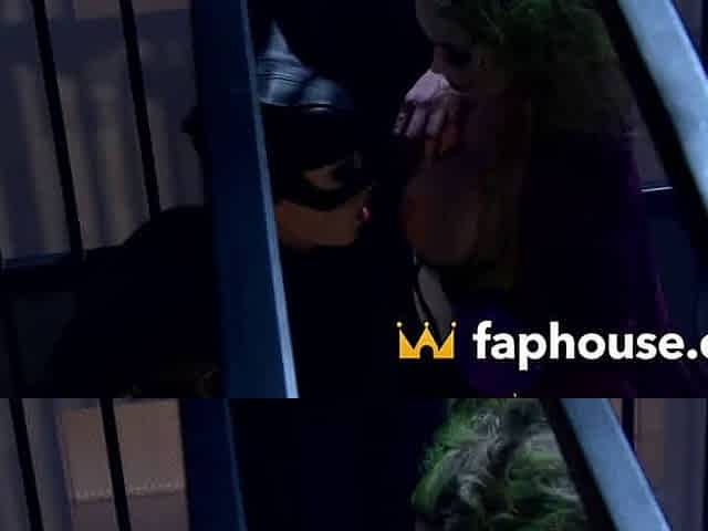 Catwoman Rocks Joker's World with Wild Cosplay XXX, Hardcore Threesome Screwing in Imprisonment Escape!