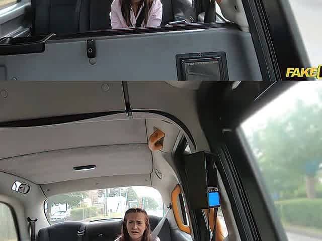 Fake Taxi - Youthful Air Stewardess becomes a member of the 9 Inch Taxi Club