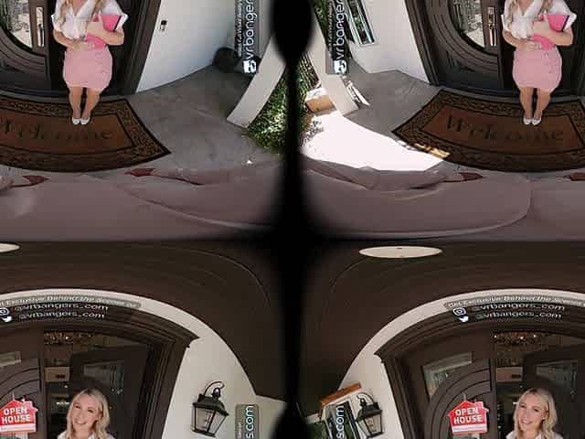 VR Bangers: Hawt Blond mother I'd like to fuck Realtor Screws Anally And Cums At a Abode Showing - VR Porn