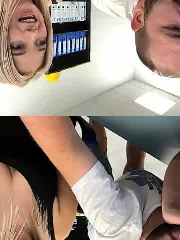 Amateur blonde girlfriend toyed and facialized