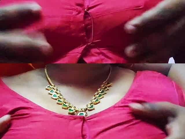 Horny Aunty Seduced Her Boyfriend with Her Boobs
