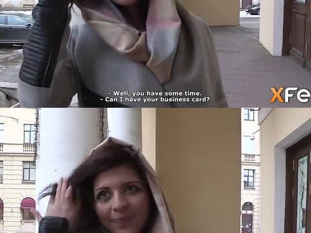 Attractive Brunette Seduced And Nailed By Experienced Agent