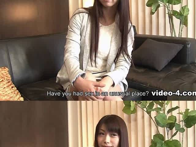 Naughty Interview With Tsubaki Kato - JapanHDV