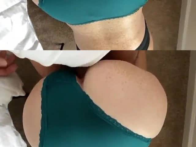 jizz flow on pants freckles ginger