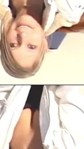 French Pierced Titted Teen Deepthroating and Riding Cock