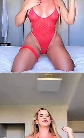 Blonde MILF with Big Boobs Playing Cam Free Porn