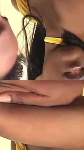 Black Slut Takes White Load Deep
