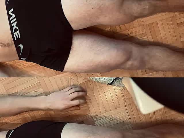Giant working out coregasm orgmasm (Hands free climax)