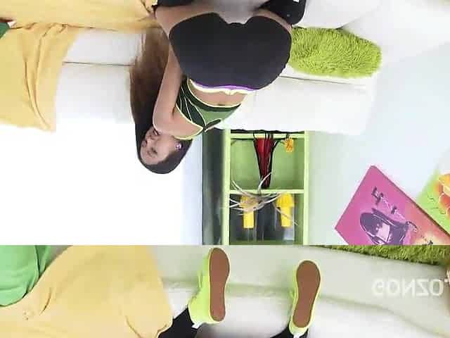 Slutty fetish queen takes triple anal with a smile as the dudes pump her full of their hawt loads
