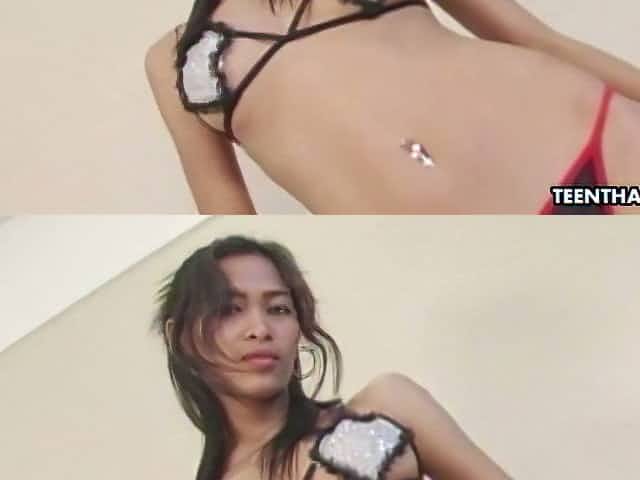 Dude finger fucks anus and drills wet Thai pussy of naughty hottie Paris