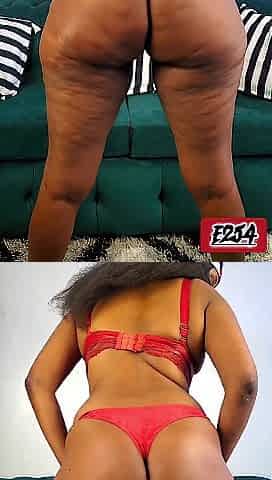 Lightskin baby twerking her large butt for dad