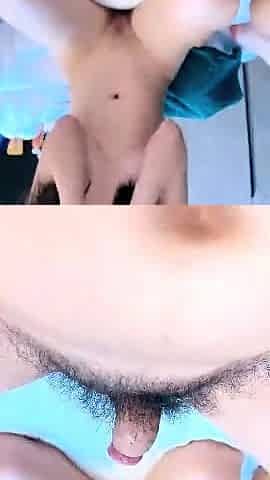 Beauty small tit amateur teen masturbating her shaved pussy