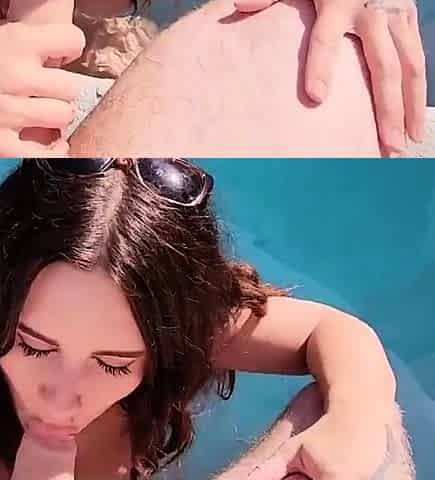 Chloe Lamb Fucking in Pool