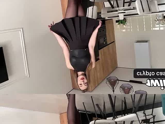 Hot Milf in Skirt Fucked Doggystyle by Stepson - off the hook homemade porn!