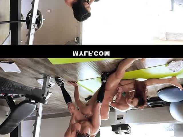 Trainer Works Out Two Wet Pussies
