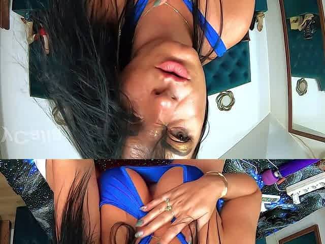 Pleasured satin clings to seductive darksome, soaked butt