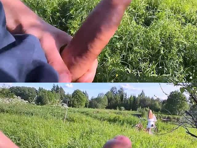 Yuiwoo Catches Stranger Jerking In Park And Gives Sloppy
