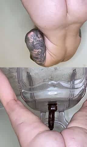 Watch me fuck my pussy with a big black cock dildo