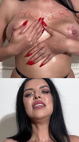Kira's Gushing Cunt Soaks Couch in Filthy Solo Show!