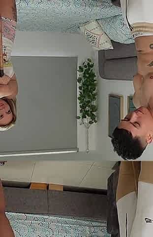 I Receive My Fit Guest with My Wet Pussy and My Huge Tits... the Cheeck in Fuen in My Pussy
