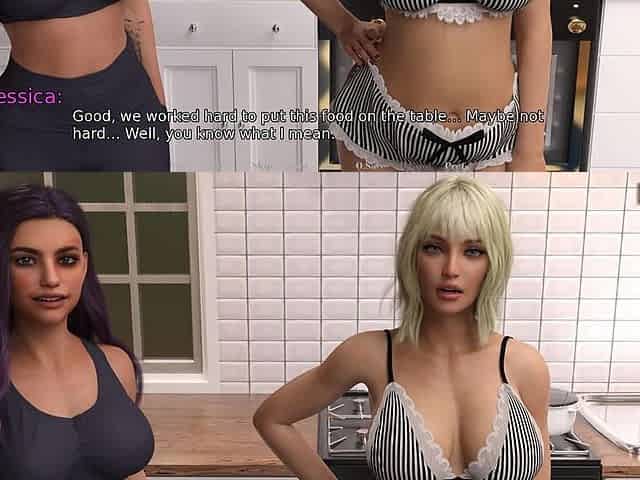 Cursed Affection: Pregnant Sexy Blondie Got Fucked and Creampied by Her Boyfriend's Big Cock - Episode 3