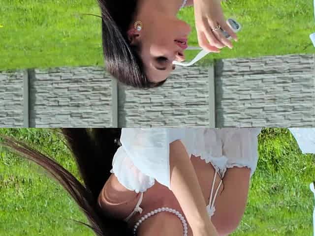Brunette Babe Hooks Up With Big Dick