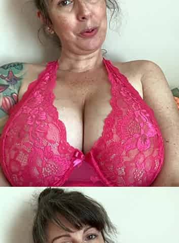Great Big Boobs On Masturbating Redhead