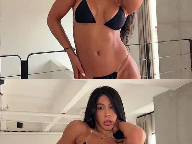Do u like my ebony bikini? BREASTY Venezuelan likes to bang