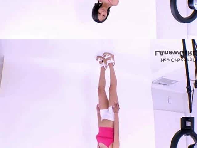 Marvelous teen model got tempted by the producer