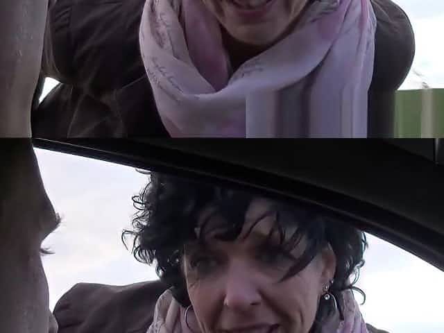 OLD GERMAN MATURE LADY PICK UP AND FUCK - MILF OUTDOOR