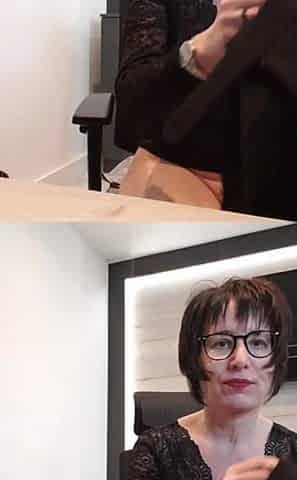 Nude Run at Office with Squirt Break