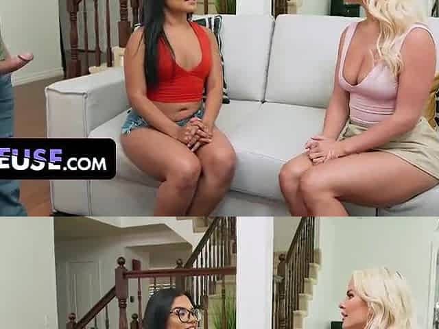 Breasty Curvy Summer Col & Slimthick Vic Share Shlong In Hawt Trio