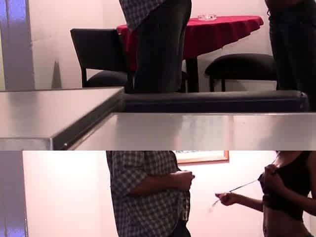 Amateur sex tape of a HOT black MILF with big tits and booty