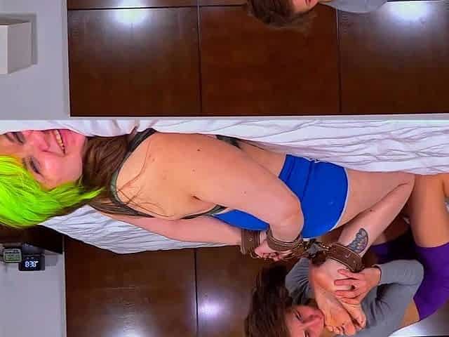 Ramon's Facefull of Feet - Kate Austen'S Hogtied Fae D'Cay