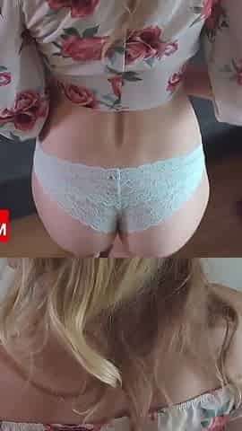 Towering Chinese Stud Rails 6' Blonde Bombshell Alexa Grace Until She Screams