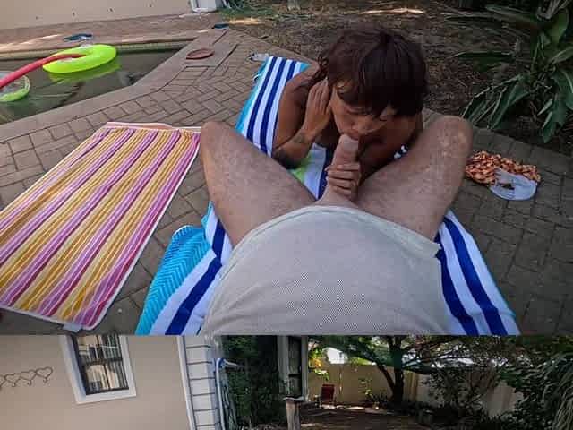 Twisted Nymphs - Rosie and Pam's Sexy Pool Party - Part 2