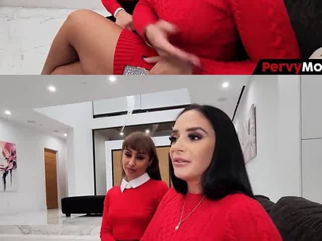 Suggar Mama and her Stepsister Lures for their Large Hunk's Bick Dong