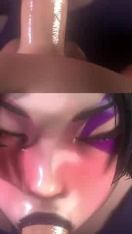 Psylocke Sloppy Blowjob POV Marvel Rivals Rule34 3D