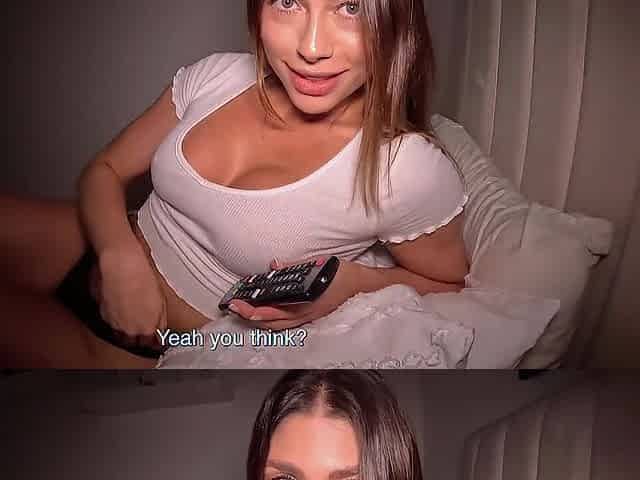 I TEMPTED MY STEPBRO TO GET A CREAMPIE - PRETTY COLOMBIAN MODEL