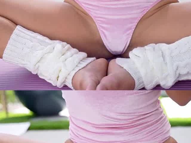Yoga Screw Doll Gets Her Constricted Vagina Stretched Open