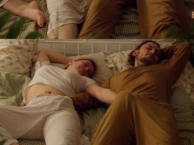 Just us at home, touching each other and wanting more -